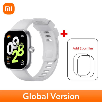 Global Version Xiaomi Redmi Watch 4 Smart Watch 1.97'' AMOLED Blood Oxygen Heart Rate Monitor Support Bluetooth Phone Call