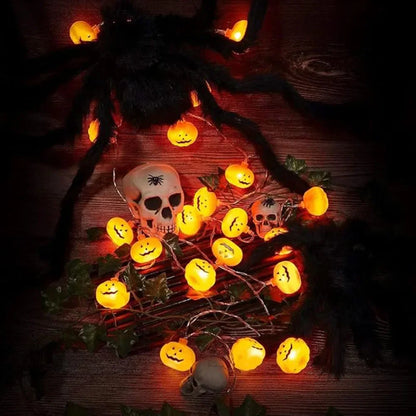 1.5M/3M LED Pumpkin Light String Halloween Decoration