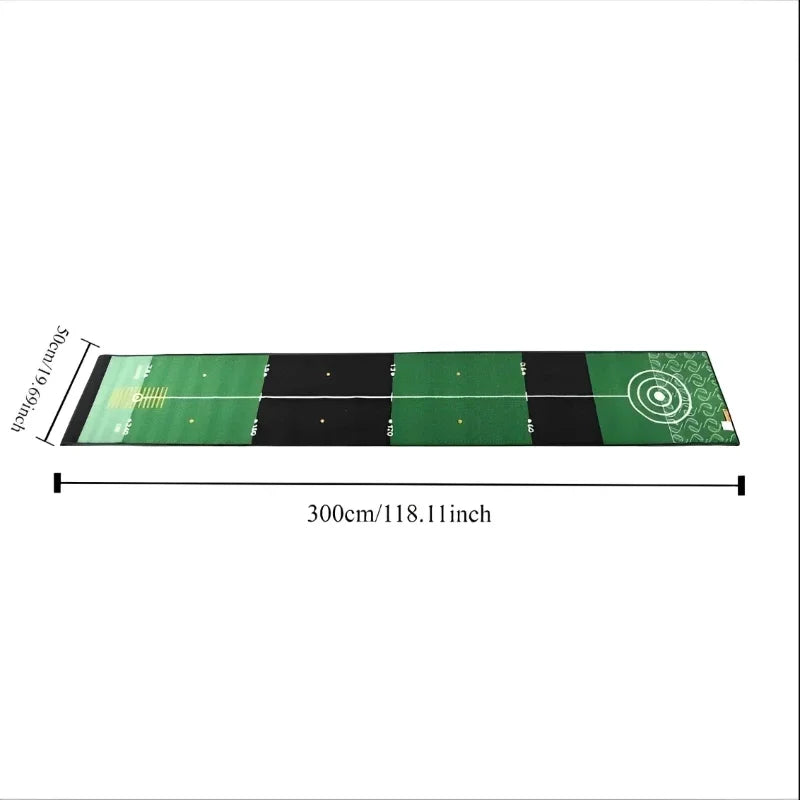 Golf Carpet Putting Mat Indoor Outdoor Training Putting Practice Golf Green Fairway Pad Washable Anti-Slip 50X300cm