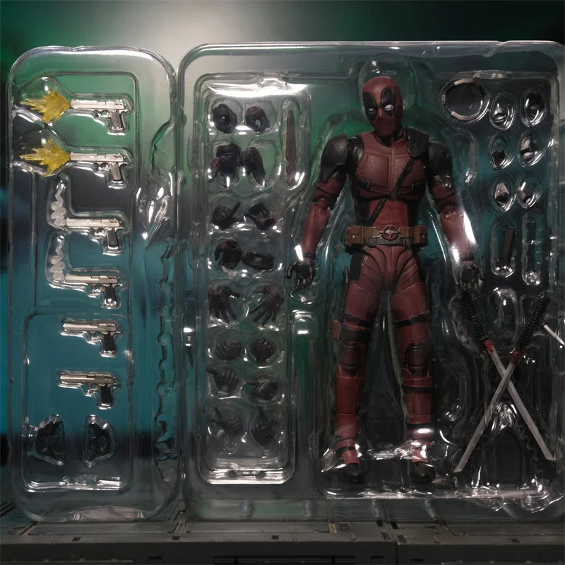 Deadpool Bandai Action Figure Joint Movable New Mutants Wilson Comics Wade SHF Model Movie Toys