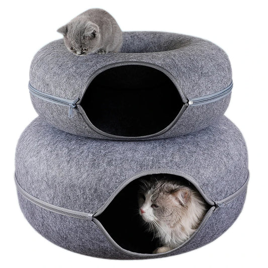 Donut Cat Bed Tunnel