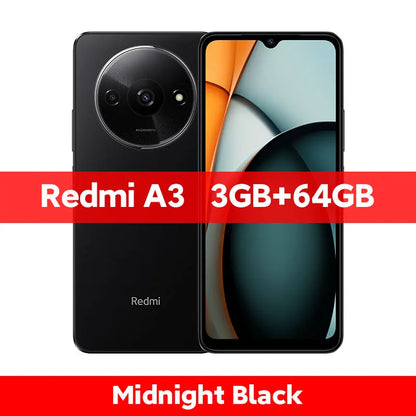 [World Premiere] Xiaomi Redmi A3 Smartphone 6.71" Dot Drop display MediaTek Helio G36 64GB / 128GB ROM 5000mAh Battery 90Hz