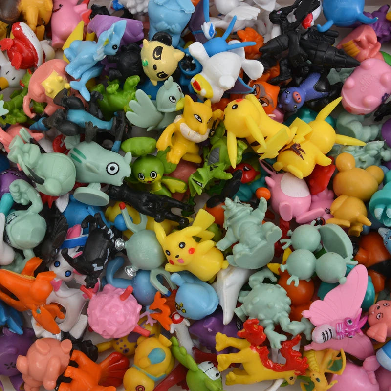 144 pcs Pokemon Figure Toys Anime Pikachu Action Figure Model Ornamental Decoration Collect Toys