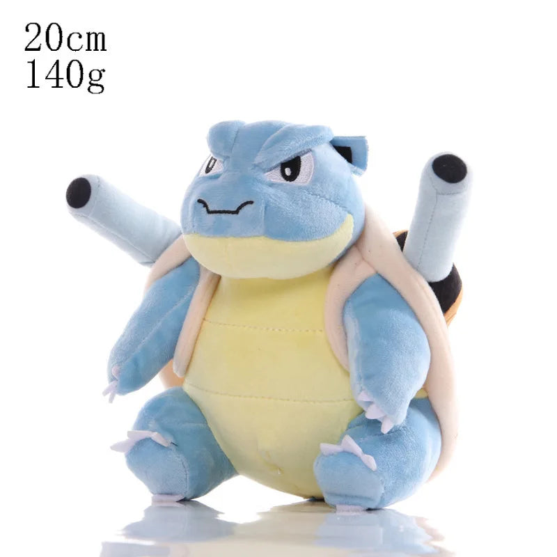 20cm Pokemon Stuffed Plush Toys Kawaii Pikachu Raichu Jenny Turtle Anime Doll