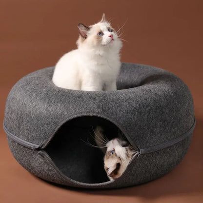 Donut Cat Bed Tunnel