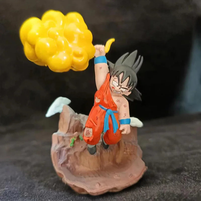 Dragon Ball Wave Son Goku Action Figure 10cm Pvc Statue Collectible Model Toys