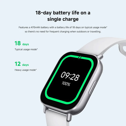 Xiaomi Redmi Watch 5 Active Global Version Smartwatch 2'' LCD Display Bluetooth Phone Call 18 Days Battery Blood Oxygen 470mAh