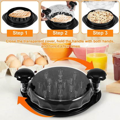 Chicken Shredder Tool Meat Breast Shredding Separation Mincing Grinder Machine With Lid For Shredding Chicken Pork Beef