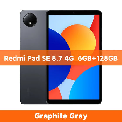 Global Version Xiaomi Redmi Pad SE 8.7 LCD MediaTek Helio G85 octa-core CPU 6650mAh Battery 18W fast charging 8MP Camera 90Hz