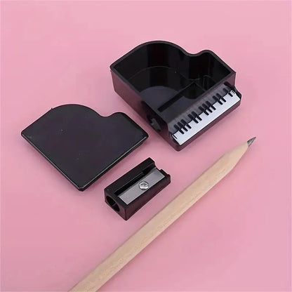 Piano Shaped Pencil Sharpener Creative Music Stationery Gifts For School Office Supplies