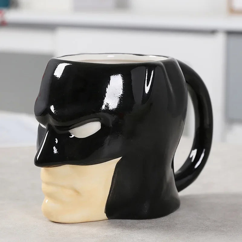 Avengers Creative  Ceramic Cup Spider Man Captain America Hulk Thor Iron Man Superman Cartoon Anime Mug Mug Coffee Milk Cup