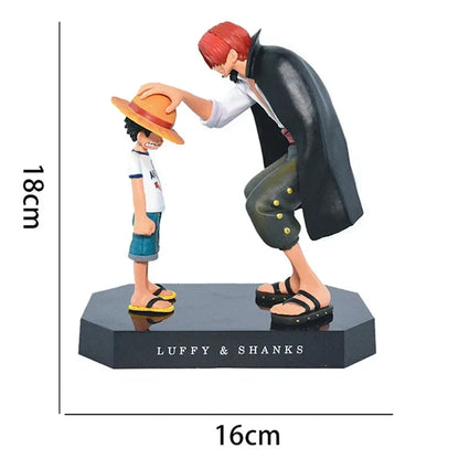 18cm One Piece Luffy Action Figures Model Toys Pvc Monkey D. Luffy Figures  One Piece Anime Statue Model Ornamen Birthday Gifts