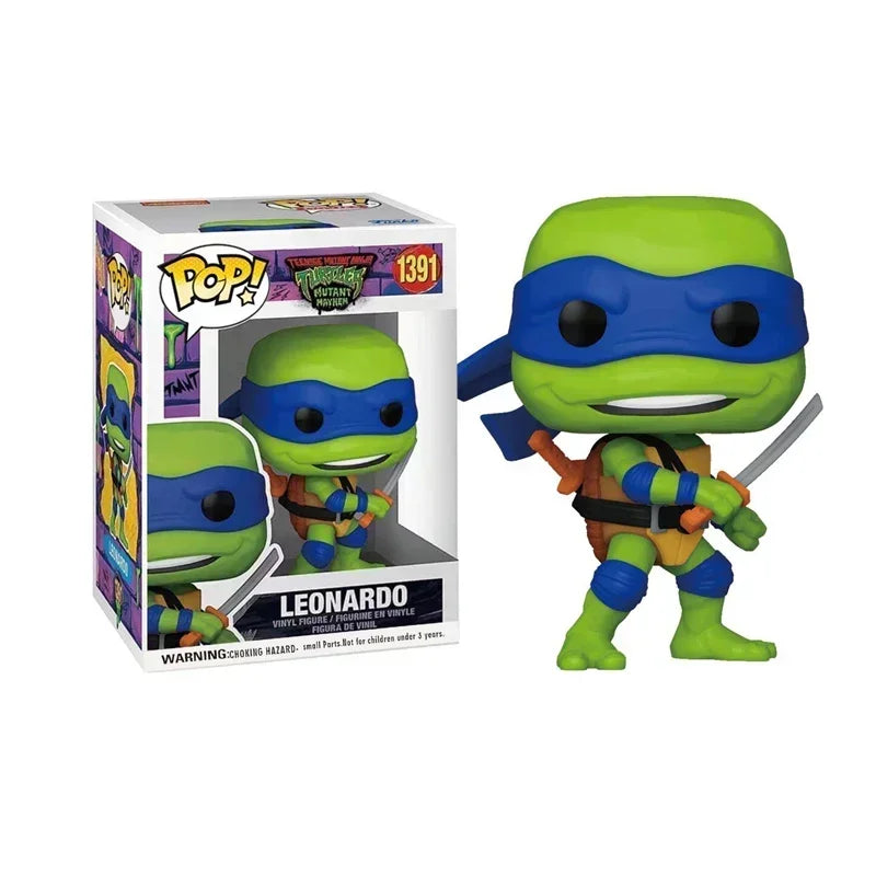 FUNKO POP Ninja Turtles Anime Figure Neca 1990 Film Version Edition Action Figurine Model