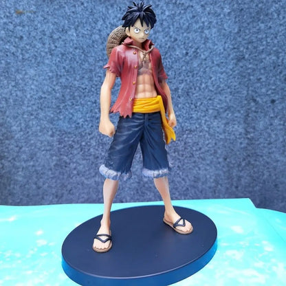 Original Genuine  Anime One Piece 15cm DXF Luffy Theatrical Edition Figural Toys Car Decoration PVC Model