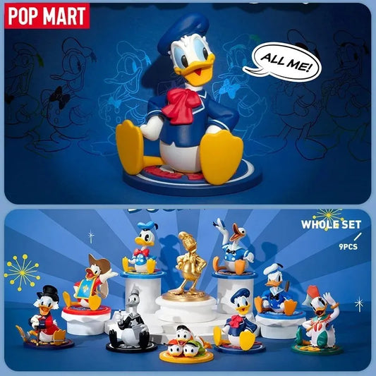 POPMART Disney Donald Duck 90th anniversary Series Anime Ornament Figurines Home Decor Dolls