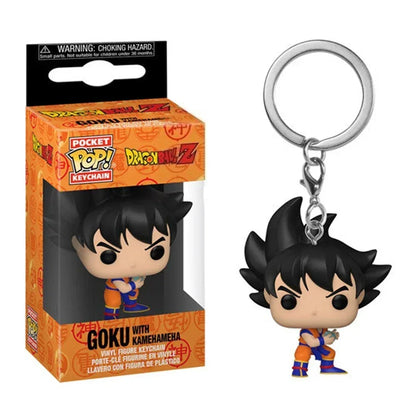 POP Keychain Dragon Ball Z GOKU VEGETA PICCOLO PERFECT CELL GOHAN Vinyl Action Figures Toys