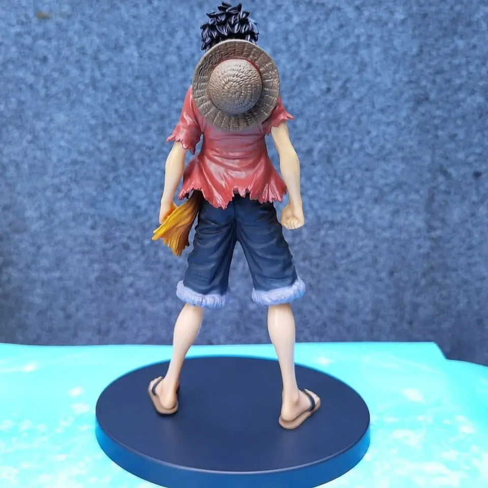 Original Genuine  Anime One Piece 15cm DXF Luffy Theatrical Edition Figural Toys Car Decoration PVC Model