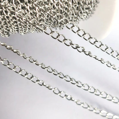 2 Meters Stainless Steel Chains for Jewelry Making