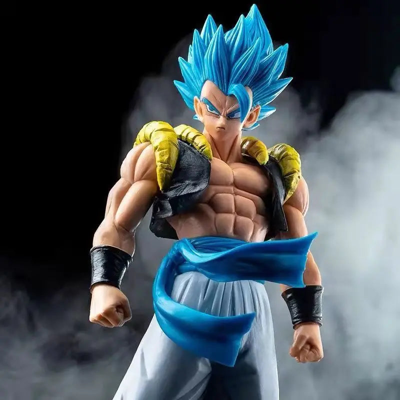 31CM Anime Dragon Ball Z Super Saiyan Blue Gogeta PVC Action Figure Model Toys