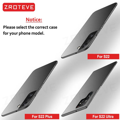 Samsung S24 Case ZROTEVE Slim Matte Hard PC Cover For Samsung Galaxy S24 S23 Ultra S22 Plus S20 S21 FE S10 S10e Phone Cases