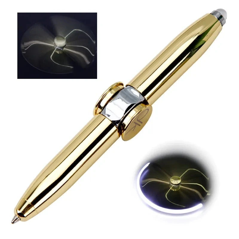 Fidget Spinner LED Gyro Ballpoint Pen