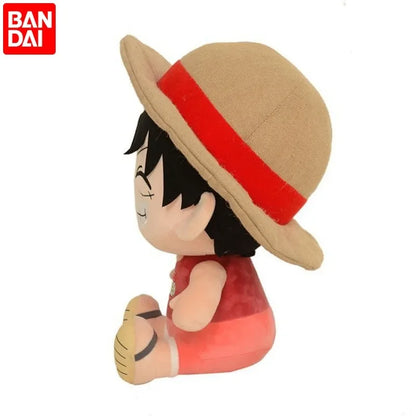 Bandai One Piece Plush Doll Zoro Luffy Chopper Cute 25cm Stuffed Toys Anime