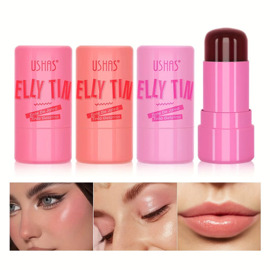 Multi-Use Matte Jelly Blush Stick Lip Balm and Eyeshadow 3-in-1