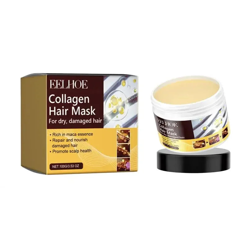 Dry Damaged Hair Care Mask Collagen Keratin Hair Treatment