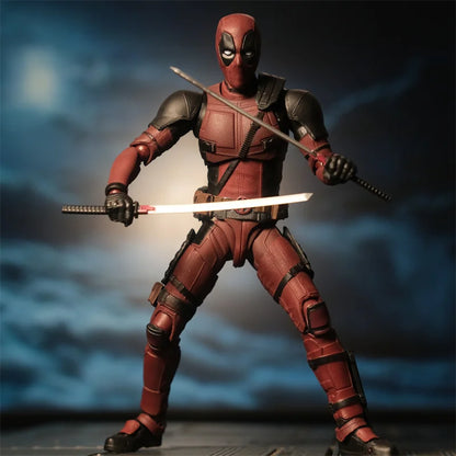 Deadpool Bandai Action Figure Joint Movable New Mutants Wilson Comics Wade SHF Model Movie Toys