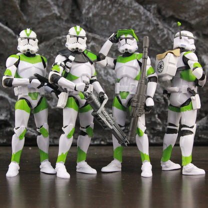 Star Wars 104th 212th 442nd 332nd 501st 6" Action Figure ARC ARF Trooper Shock Asohka Commander Phase 2 Episode II Clone Toys