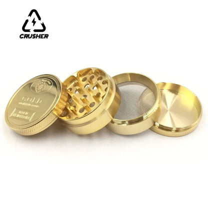 40mm 4-Layer Zinc Alloy Herbal Herb Tobacco Grinders for Smoking ,Metal Tobacco Cutting Pipe Accessories Tobacco Pipes Herb Mills