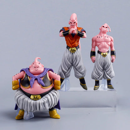 8pcs/Set  Dragon Ball Z Anime Figure Majin Buu  Fat Buu PVC Action Figures Collection Model Toys For Children Adult