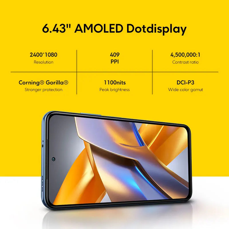 XIAOMI POCO M5s Global Version NFC MTK G95 64MP AI Quad Camera 6.43" AMOLED Dotdisplay 33W