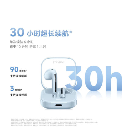 NEW Xiaomi Redmi Buds 6 Active TWS Bluetooth Earphone 30h Long Battery Life 5 Tuning Modes BT 5.4 Wireless Headphone Headset