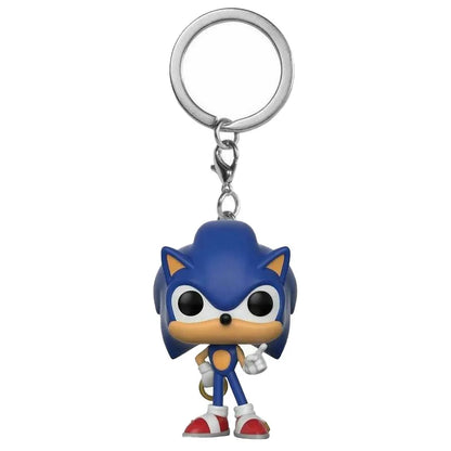 POP Keychain Super Sonic Hedgehog Garage Kit Doll Ornaments Model Game Relate Collectible Toys