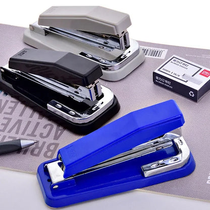 360 Degree Rotating Stapler Head Desktop  Staples Sharp Chisel for Office Stationery School Home