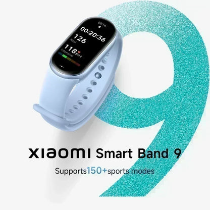 Global Version Xiaomi Smart Band 9 1.62" AMOLED Display 21-day Battery Life 150+ Sports Modes Sleep Monitoring