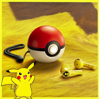 Razer Pokemon Pikachu Earphones Wireless Bluetooth 5.0 Razer Sport Noise Reduction Headphones Touch Control Microphone