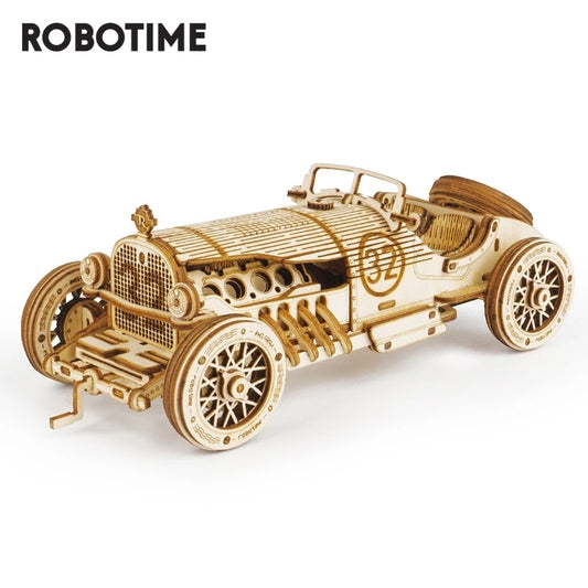 Robotime ROKR Car 3D Wooden Puzzle Game Assembly Racing Children's Toys