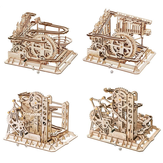 Robotime ROKR 3D DIY Wooden Puzzle Roller Coaster Children's Toys