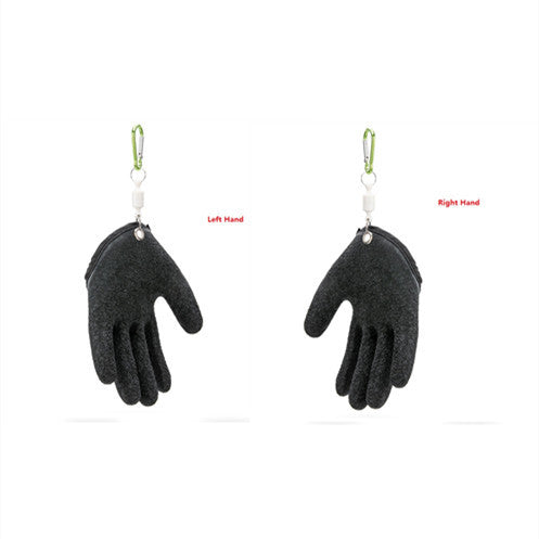 Fishing Gloves Anti-Slip Protect Hand From Puncture Scrapes Fisherman Professional Catch Fish Latex Hunting Gloves