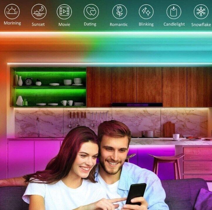 USB LED Light Strip 2-5M RGB Color 5050 Color Changing With TV Kitchen Lighting (UK Shipping only)