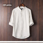 Breazy Soft Men's Linen Vintage Plus Size Shirt