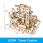 Robotime ROKR 3D DIY Wooden Puzzle Roller Coaster Children's Toys