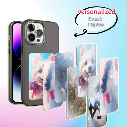 E-ink Screen IPhone Case  Screen Projection Personalized IPhone Cover Battery Free New Designer Luxury IPhone Case