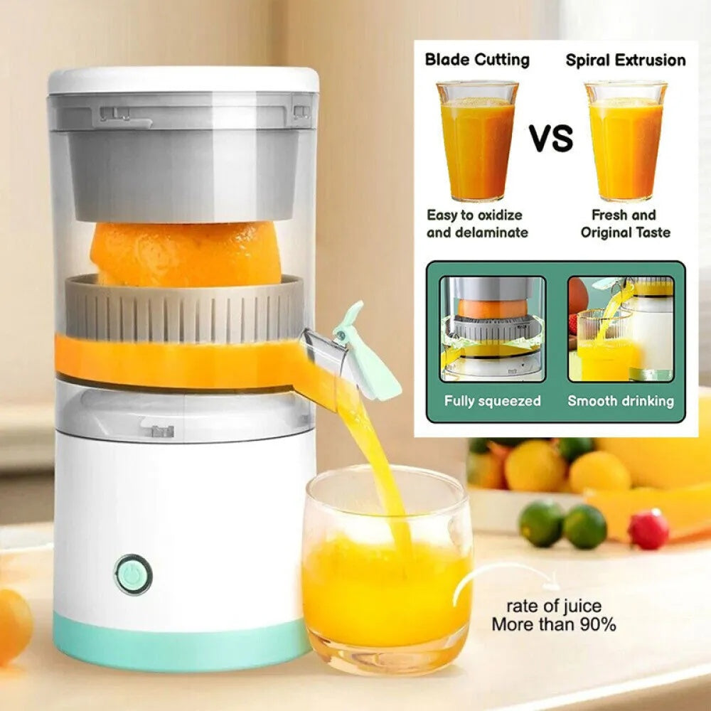 Electric Citrus Juicer Juice Squeezer Portable Press Machine Fruit Extractor