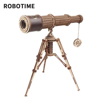 Robotime ROKR Telescope 3D Wooden Puzzle Game Assembly Toys