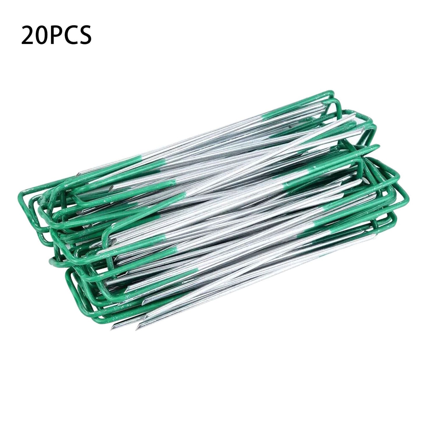 Weed Fabric Galvanised Staples Garden Turf Pins Securing Pegs U Artificial Grass  > UK Fast Shipping!