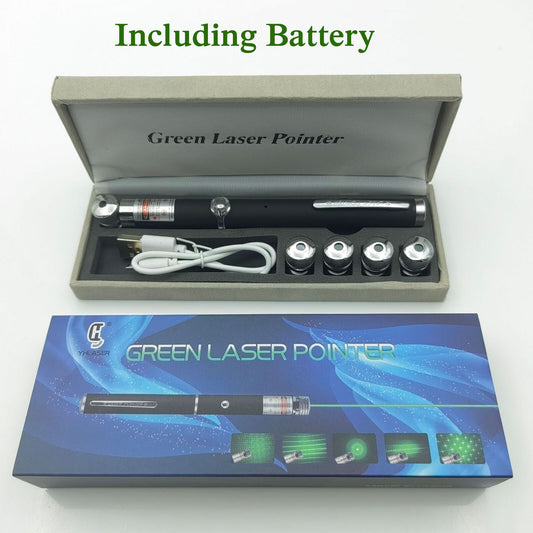 Green Laser Pen Strong Visible Powerful Military Light Beam Laser With Battery