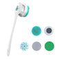 Electric Shower Cleaning Brush Body Massage Bath Long Handle Back Scrub Washer R